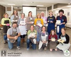 Group Class Learning to Make soap From Scratch