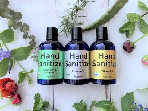 Hand Sanitizer with Essential Oils in 2 Scents and Unscented