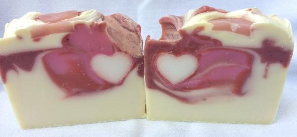 Love Spell Type Handmade Natural Soap with Aloe Vera and Cocoa Butter
