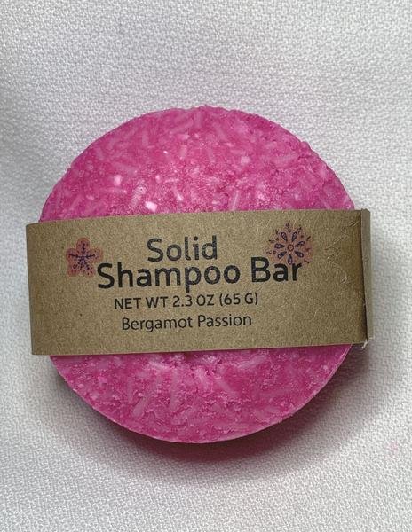 Solid Shampoo Bar in 100% biodegradable packaging