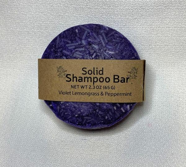 Solid Shampoo Bar in 100% biodegradable packaging
