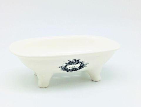 Vintage Claw Foot Ceramic Tub Soap Dish - Le Bain