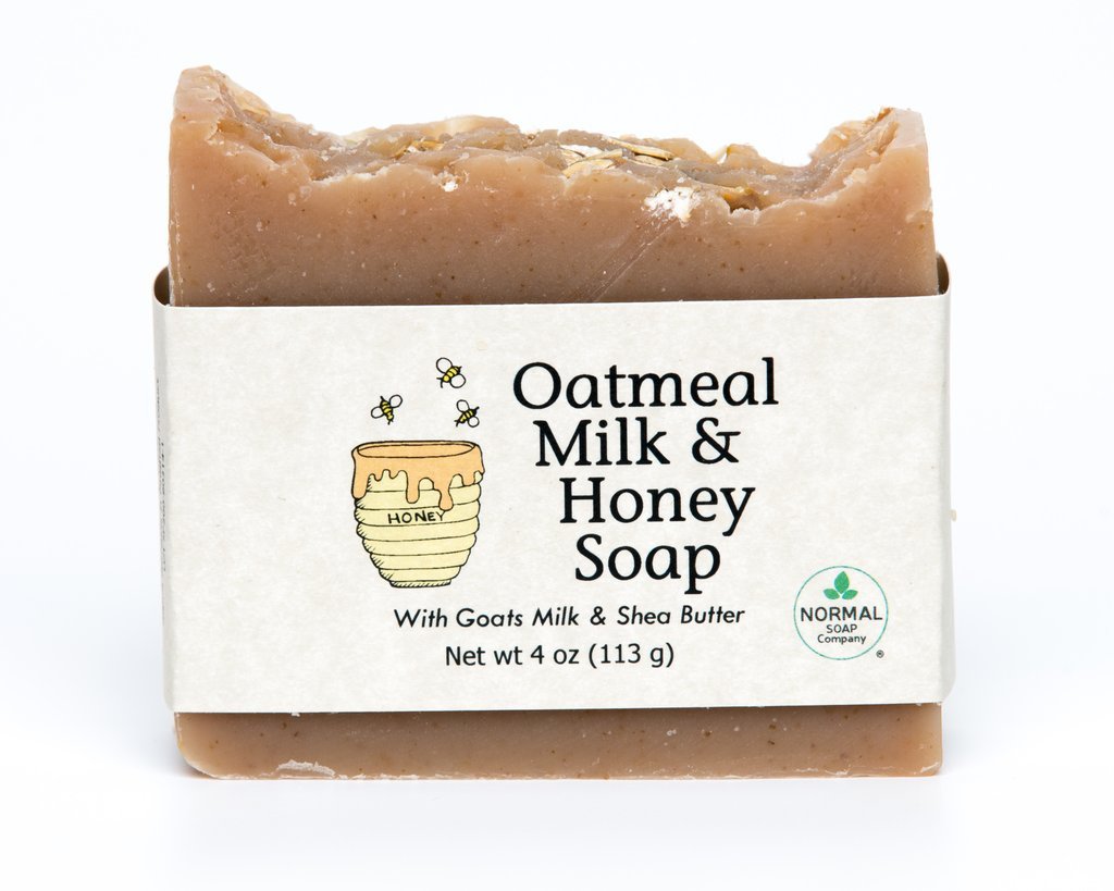 Oatmeal Milk and Honey Handmade Soap with Goat's Milk and Organic Shea Butter