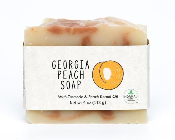 Georgia Peach Soap featuring Turmeric and Peach Kernel Oil