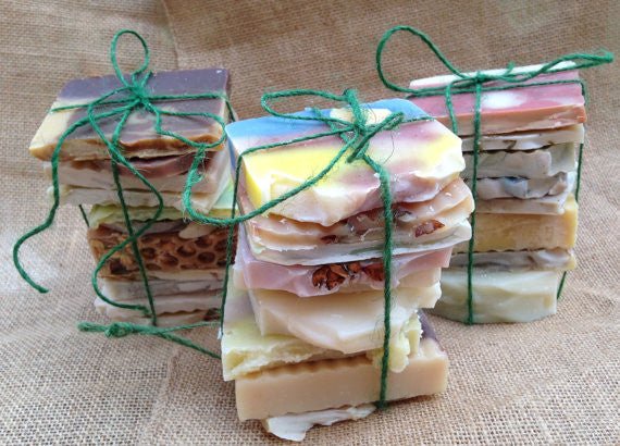 1 lb Soap Grab Bag! Odd sizes, Soap ends and Shapes Sale!