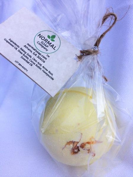 Bath Bomb Fizzies w Shea Butter and Essential Oils - BIG